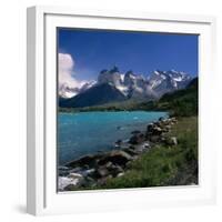 Cuernos Del Paine, Torres Del Paine National Park, Chile-null-Framed Photographic Print