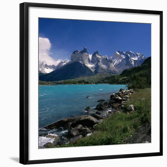 Cuernos Del Paine, Torres Del Paine National Park, Chile-null-Framed Photographic Print