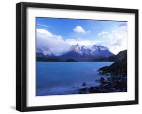 Cuernos Del Paine, Torres Del Paine National Park, Patagonia, Chile, South America-Gavin Hellier-Framed Photographic Print