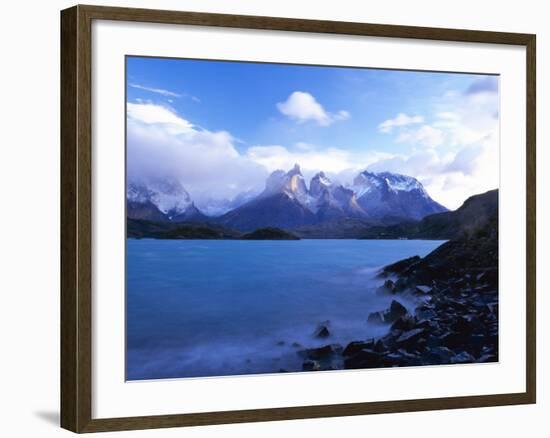 Cuernos Del Paine, Torres Del Paine National Park, Patagonia, Chile, South America-Gavin Hellier-Framed Photographic Print