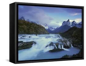 Cuernos Del Paine, Torres Del Paine National Park, Patagonia, Chile-Gavin Hellier-Framed Stretched Canvas