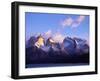 Cuernos, Paine Massif at Dawn Seen across Lago Pehoe-John Warburton-lee-Framed Photographic Print