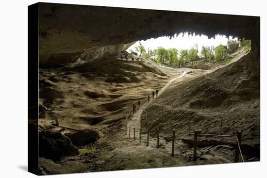 Cueva Del Milodon, Puerto Natales, Patagonia, Chile, South America-Tony-Stretched Canvas