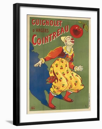 'Cuignolet d'Angers Cointreau'. Werbeplakat für Guignolet Cointreau. Ca. 1900-Eugène Ogé-Framed Giclee Print