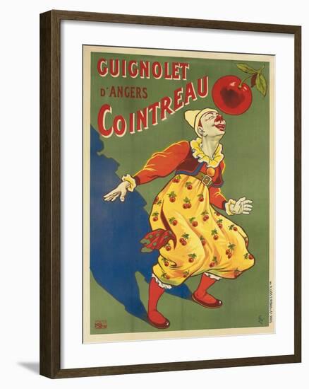 'Cuignolet d'Angers Cointreau'. Werbeplakat für Guignolet Cointreau. Ca. 1900-Eugène Ogé-Framed Giclee Print