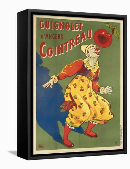 'Cuignolet d'Angers Cointreau'. Werbeplakat für Guignolet Cointreau. Ca. 1900-Eugène Ogé-Framed Stretched Canvas