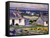 Cuil Phail Croft, the Two Crofts, Iona-Francis Campbell Boileau Cadell-Framed Stretched Canvas