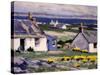 Cuil Phail Croft, the Two Crofts, Iona-Francis Campbell Boileau Cadell-Stretched Canvas