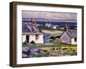 Cuil Phail Croft, the Two Crofts, Iona-Francis Campbell Boileau Cadell-Framed Premium Giclee Print