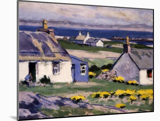 Cuil Phail Croft, the Two Crofts, Iona-Francis Campbell Boileau Cadell-Mounted Premium Giclee Print