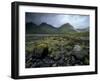 Cuillin Hills from the Shores of Loch Slapin, Isle of Skye, Highland Region, Scotland, UK-Patrick Dieudonne-Framed Photographic Print