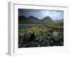 Cuillin Hills from the Shores of Loch Slapin, Isle of Skye, Highland Region, Scotland, UK-Patrick Dieudonne-Framed Photographic Print