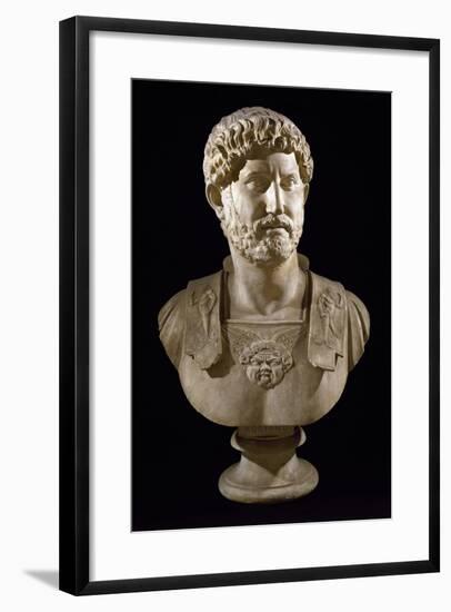 Cuirassed Bust of the Emperor Tiberius-null-Framed Giclee Print