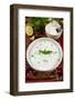 Cuisine, Cacik, Sauce with Yogurt, Mint, Cucumber, Lemon, Turkish Food, Turkey-Nico Tondini-Framed Photographic Print