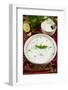 Cuisine, Cacik, Sauce with Yogurt, Mint, Cucumber, Lemon, Turkish Food, Turkey-Nico Tondini-Framed Photographic Print