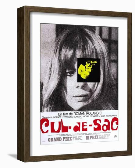 Cul-De-Sac, Francoise Dorleac on French Poster Art, 1966-null-Framed Art Print