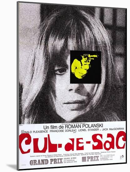 Cul-De-Sac, Francoise Dorleac on French Poster Art, 1966-null-Mounted Art Print