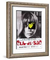 Cul-De-Sac, Francoise Dorleac on French Poster Art, 1966-null-Framed Art Print