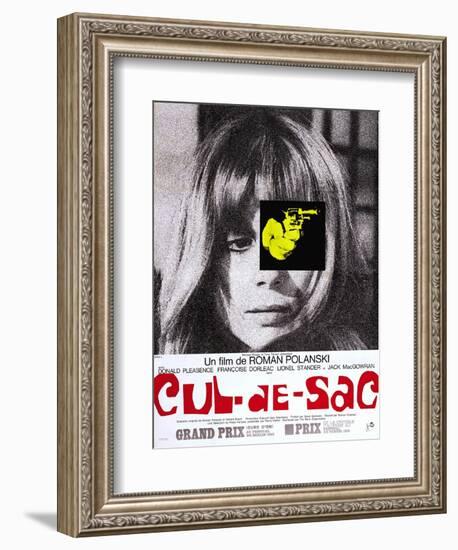 Cul-De-Sac, Francoise Dorleac on French Poster Art, 1966-null-Framed Art Print