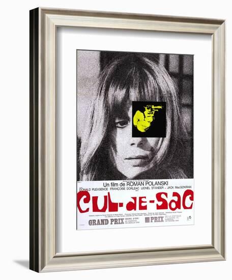 Cul-De-Sac, Francoise Dorleac on French Poster Art, 1966-null-Framed Art Print