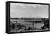 Culbertson, Montana - View of a Bridge-Lantern Press-Framed Stretched Canvas