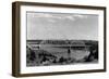 Culbertson, Montana - View of a Bridge-Lantern Press-Framed Art Print