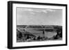 Culbertson, Montana - View of a Bridge-Lantern Press-Framed Art Print
