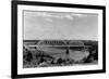 Culbertson, Montana - View of a Bridge-Lantern Press-Framed Art Print