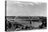 Culbertson, Montana - View of a Bridge-Lantern Press-Stretched Canvas
