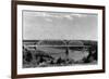 Culbertson, Montana - View of a Bridge-Lantern Press-Framed Premium Giclee Print