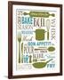 Culinary Love 1 (color)-Leslie Fuqua-Framed Art Print