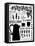 Culinary Love 2 (black & white)-Leslie Fuqua-Framed Stretched Canvas