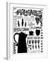 Culinary Love 2 (black & white)-Leslie Fuqua-Framed Art Print