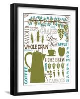 Culinary Love 2 (color)-Leslie Fuqua-Framed Art Print