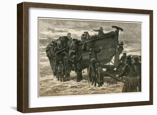 Cullercoats Lifeboat-null-Framed Art Print