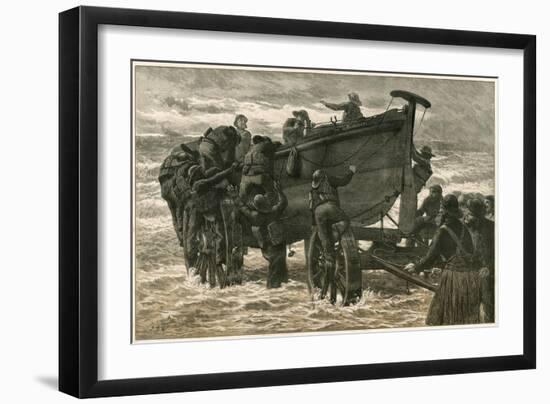 Cullercoats Lifeboat-null-Framed Art Print