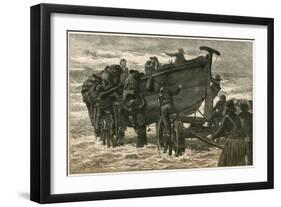 Cullercoats Lifeboat-null-Framed Art Print