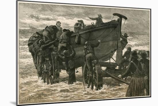 Cullercoats Lifeboat-null-Mounted Art Print