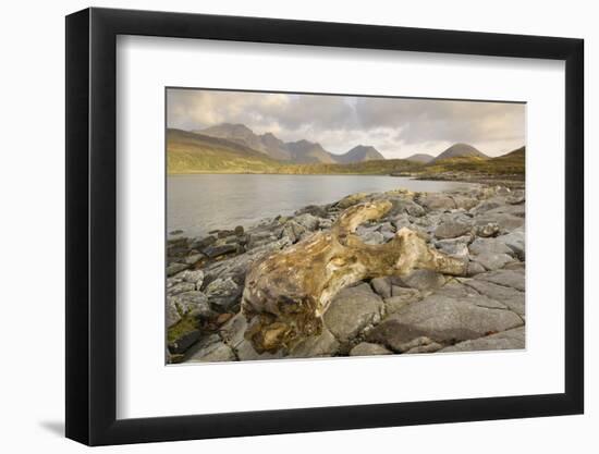 Cullin Mountains from Loch Slapin, Isle of Skye, Inner Hebrides, Scotland, United Kingdom, Europe-Gary Cook-Framed Photographic Print