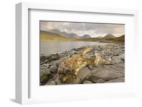 Cullin Mountains from Loch Slapin, Isle of Skye, Inner Hebrides, Scotland, United Kingdom, Europe-Gary Cook-Framed Photographic Print