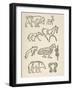 Cult Animals on Scottish Sculptured Stones-null-Framed Giclee Print