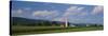 Cultivated Field in Front of a Barn, Kishacoquillas Valley, Pennsylvania, USA-null-Stretched Canvas