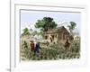 Cultivation of Tobacco in Colonial Virginia-null-Framed Giclee Print