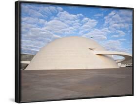 Cultural Complex of the Republic, National Museum, Brasilia, Distrito Federal-Brasilia, Brazil-Jane Sweeney-Framed Photographic Print