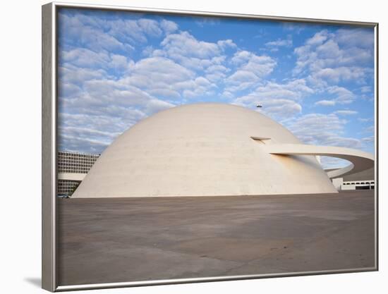 Cultural Complex of the Republic, National Museum, Brasilia, Distrito Federal-Brasilia, Brazil-Jane Sweeney-Framed Photographic Print