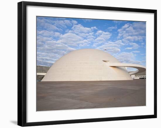 Cultural Complex of the Republic, National Museum, Brasilia, Distrito Federal-Brasilia, Brazil-Jane Sweeney-Framed Photographic Print