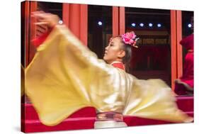 Cultural Performance in Period Costume, Beijing, China-Peter Adams-Stretched Canvas