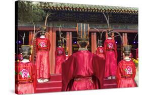 Cultural Performance in Period Costume, Beijing, China-Peter Adams-Stretched Canvas