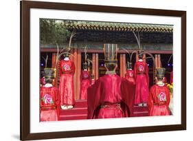 Cultural Performance in Period Costume, Beijing, China-Peter Adams-Framed Photographic Print