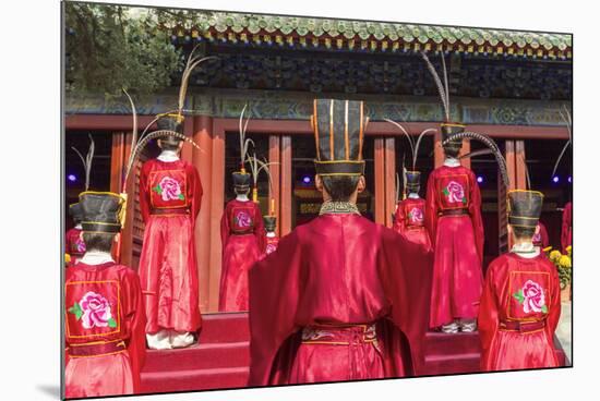 Cultural Performance in Period Costume, Beijing, China-Peter Adams-Mounted Photographic Print